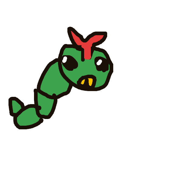 AncientSnorlax768's drawing of Caterpie — Pokémon sketch on Sketchdex