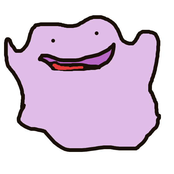 AncientSnorlax768's drawing of Ditto — Pokémon sketch on Sketchdex