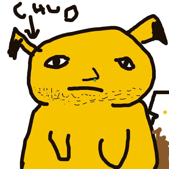AncientSnorlax768's drawing of Pikachu — Pokémon sketch on Sketchdex