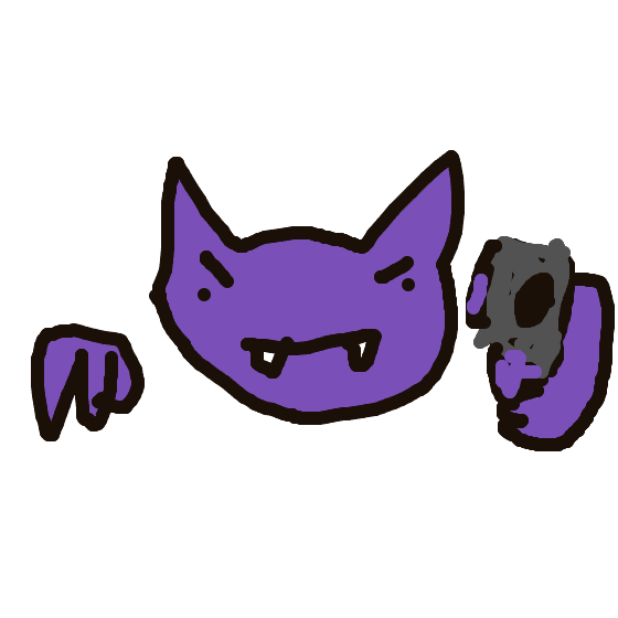 AncientSnorlax768's drawing of Haunter — Pokémon sketch on Sketchdex