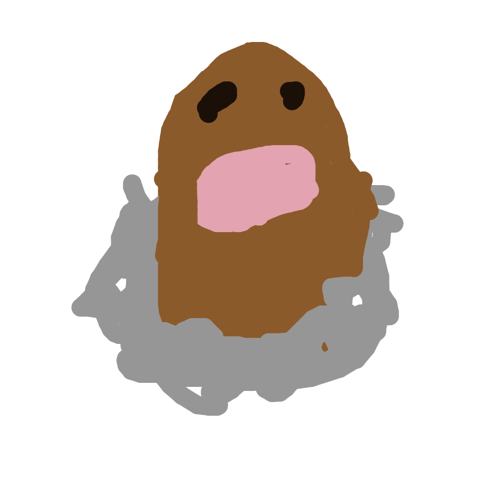 AstralMewtwo54's drawing of Diglett — Pokémon sketch on Sketchdex
