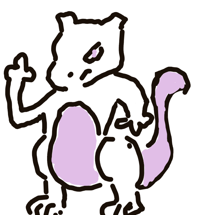 Mewtwo drawing
