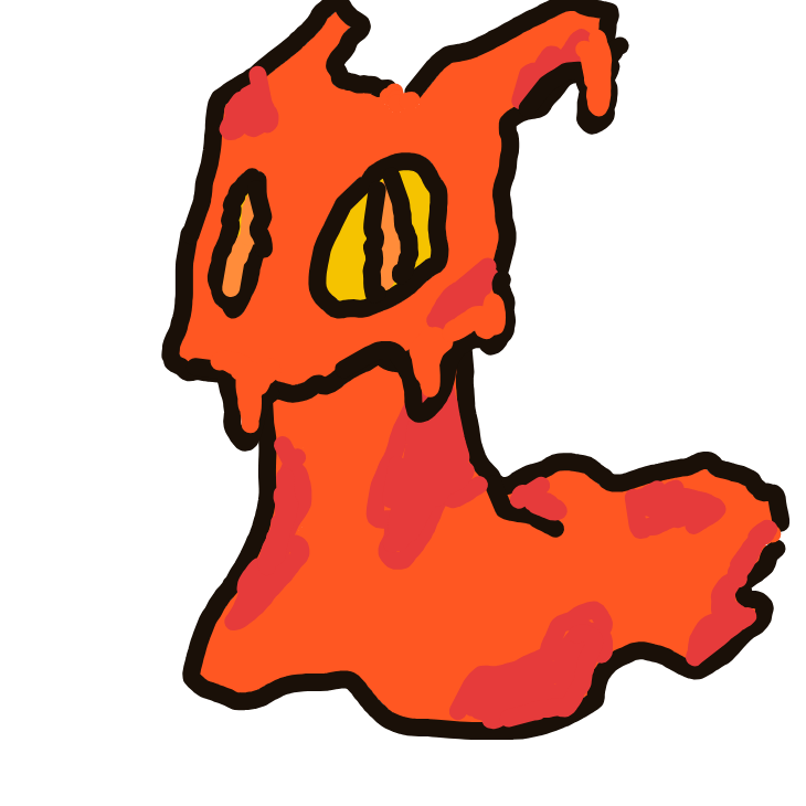 fluffwh0re's drawing of Slugma — Pokémon sketch on Sketchdex