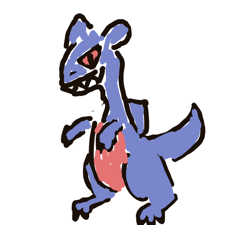 fluffwh0re's drawing of Gabite — Pokémon sketch on Sketchdex