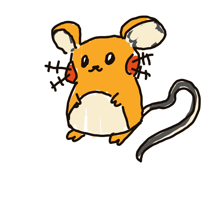 fluffwh0re's drawing of Dedenne — Pokémon sketch on Sketchdex