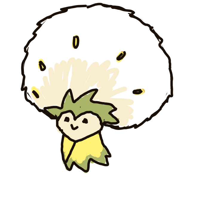 fluffwh0re's drawing of Eldegoss — best Pokémon fan art on Sketchdex