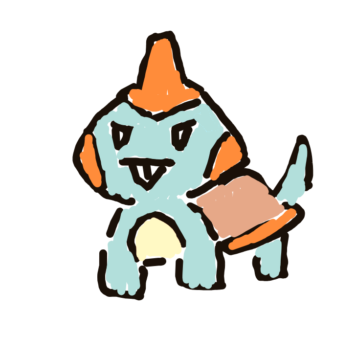 fluffwh0re's drawing of Chewtle — Pokémon sketch on Sketchdex