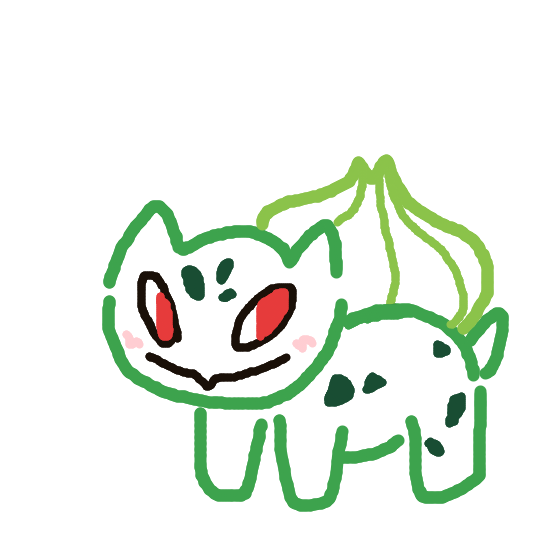 PhantomPikachu407's drawing of Bulbasaur — Pokémon sketch on Sketchdex