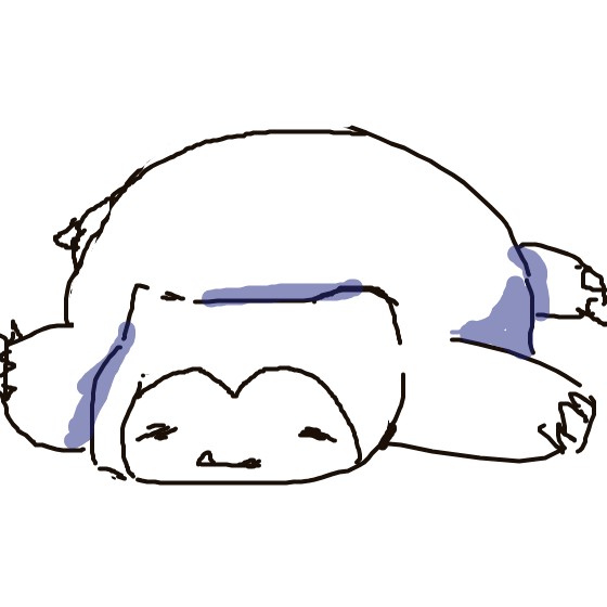VioletGyarados574's drawing of Snorlax — Pokémon sketch on Sketchdex