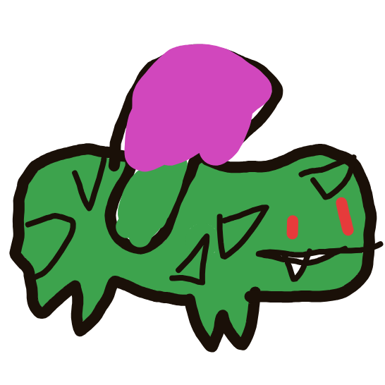 Pistacja's drawing of Ivysaur — Pokémon sketch on Sketchdex
