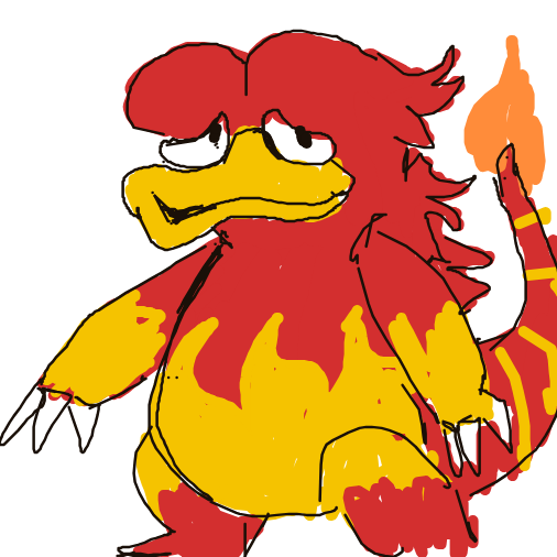 Magmar drawing