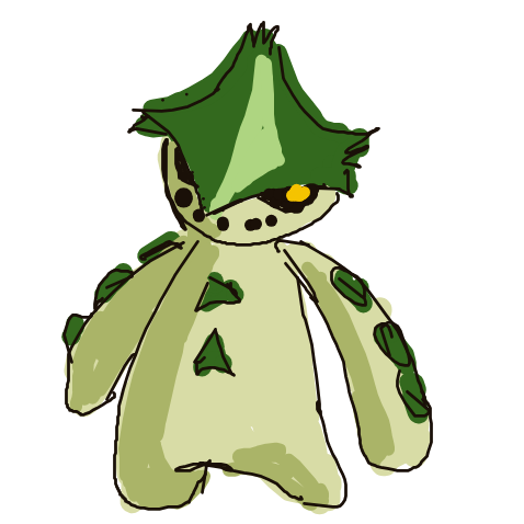 MellowJules's drawing of Cacturne — Pokémon sketch on Sketchdex