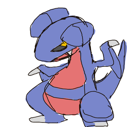 MellowJules's drawing of Gabite — Pokémon sketch on Sketchdex