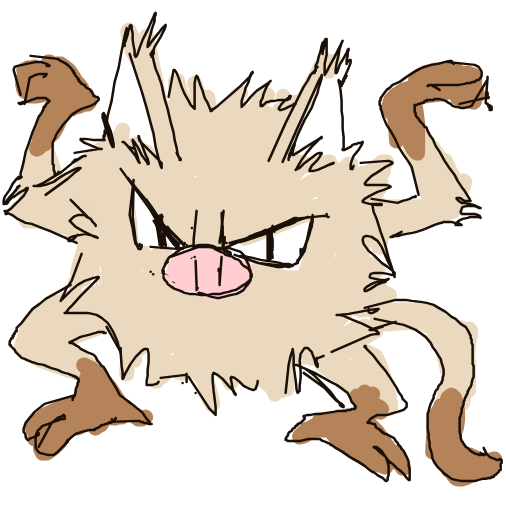Mankey drawing