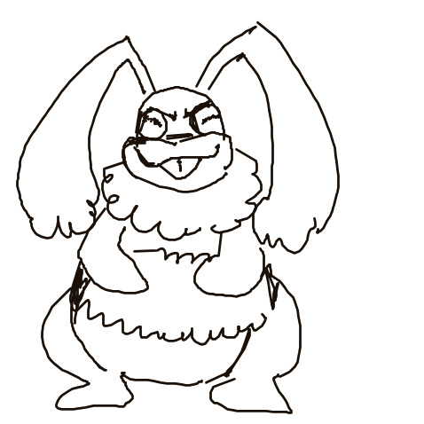 MellowJules's drawing of Diggersby — Pokémon sketch on Sketchdex