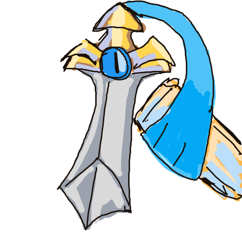 MellowJules's drawing of Honedge — Pokémon sketch on Sketchdex