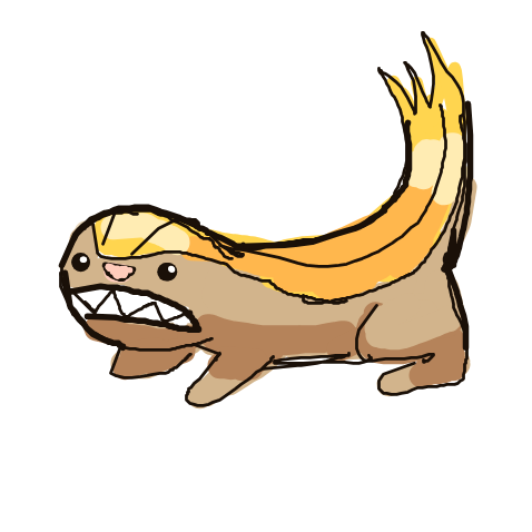 MellowJules's drawing of Yungoos — best Pokémon fan art on Sketchdex