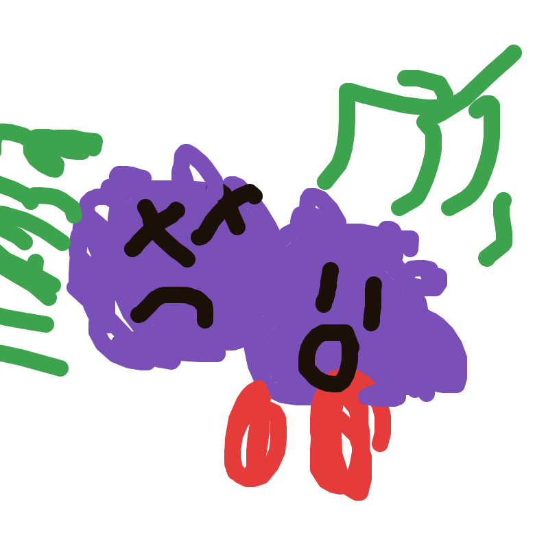Weezing drawing