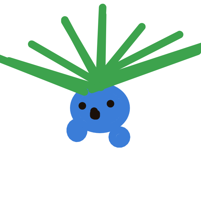 PhantomElectrode268's drawing of Oddish — Pokémon sketch on Sketchdex