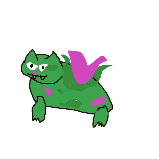 dorien's drawing of Ivysaur — Pokémon sketch on Sketchdex