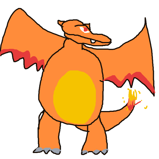 dorien's drawing of Charizard — Pokémon sketch on Sketchdex