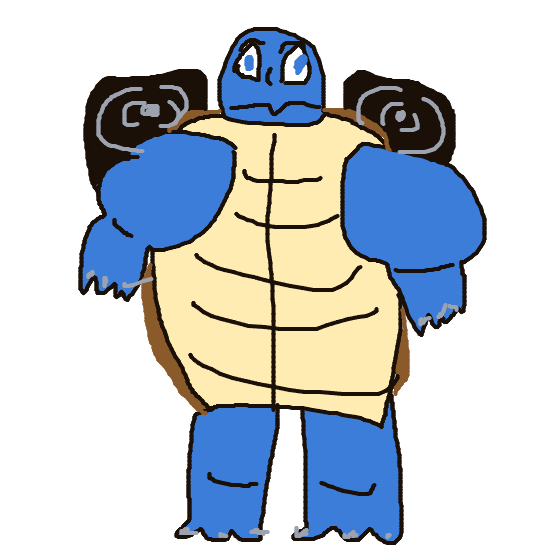 dorien's drawing of Blastoise — Pokémon sketch on Sketchdex