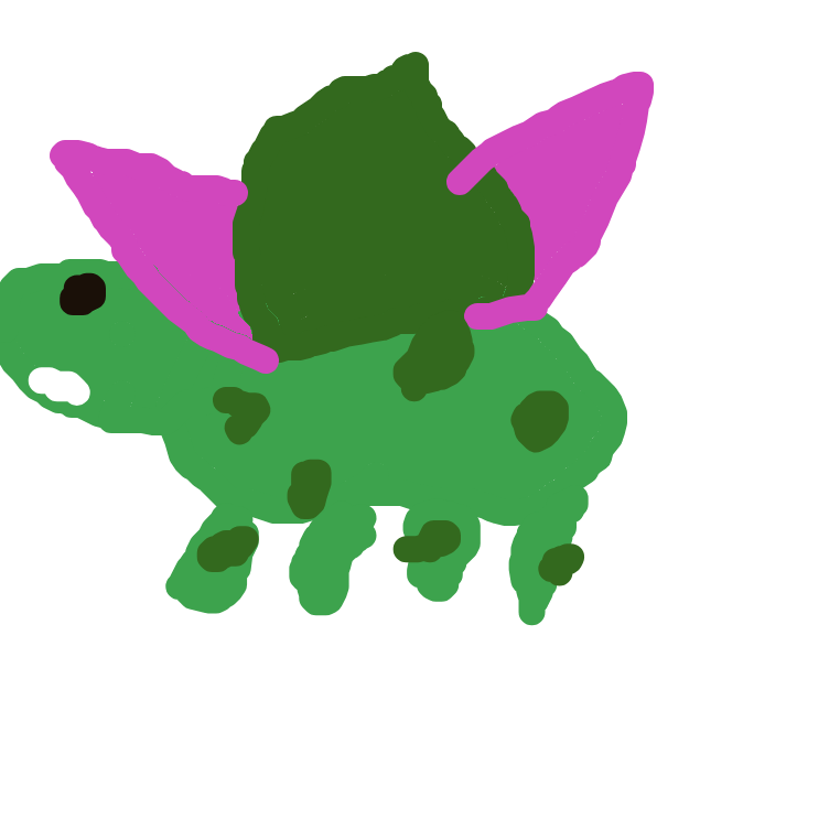 Pokescetcher's drawing of Ivysaur — Pokémon sketch on Sketchdex