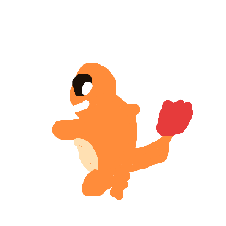 Pokescetcher's drawing of Charmander — Pokémon sketch on Sketchdex