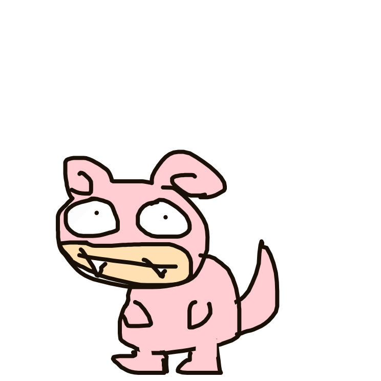 SteelArcanine418's drawing of Slowpoke — Pokémon sketch on Sketchdex