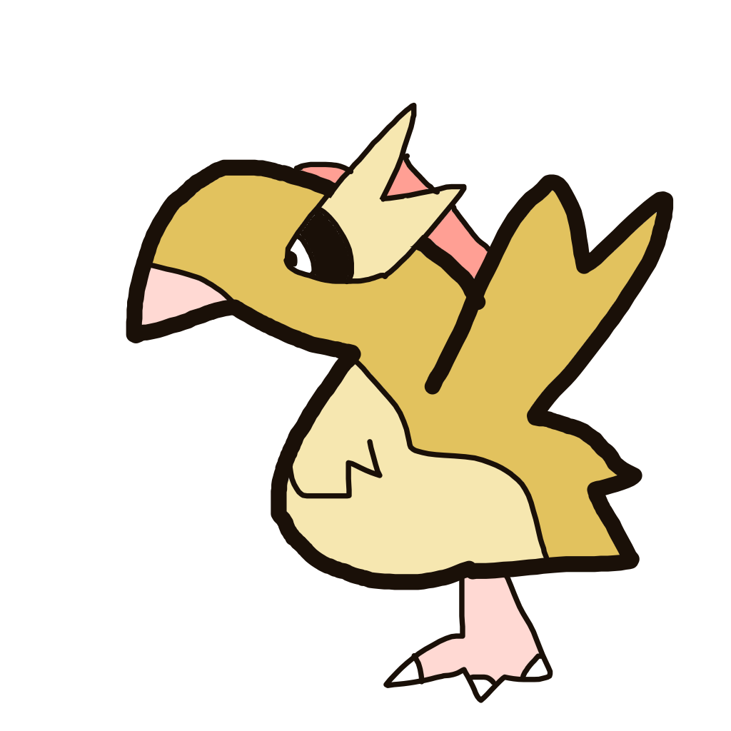 OmegaMachamp109's drawing of Pidgeotto — Pokémon sketch on Sketchdex