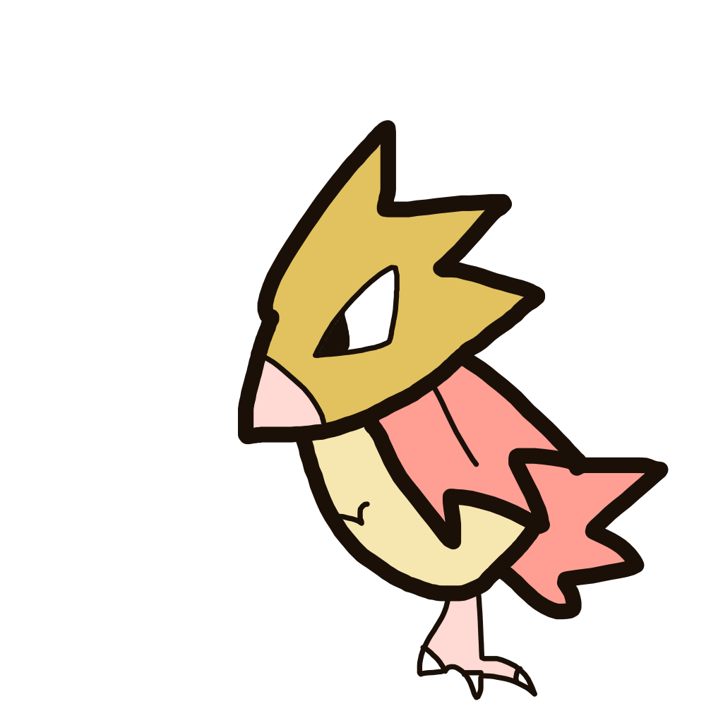 OmegaMachamp109's drawing of Spearow — Pokémon sketch on Sketchdex