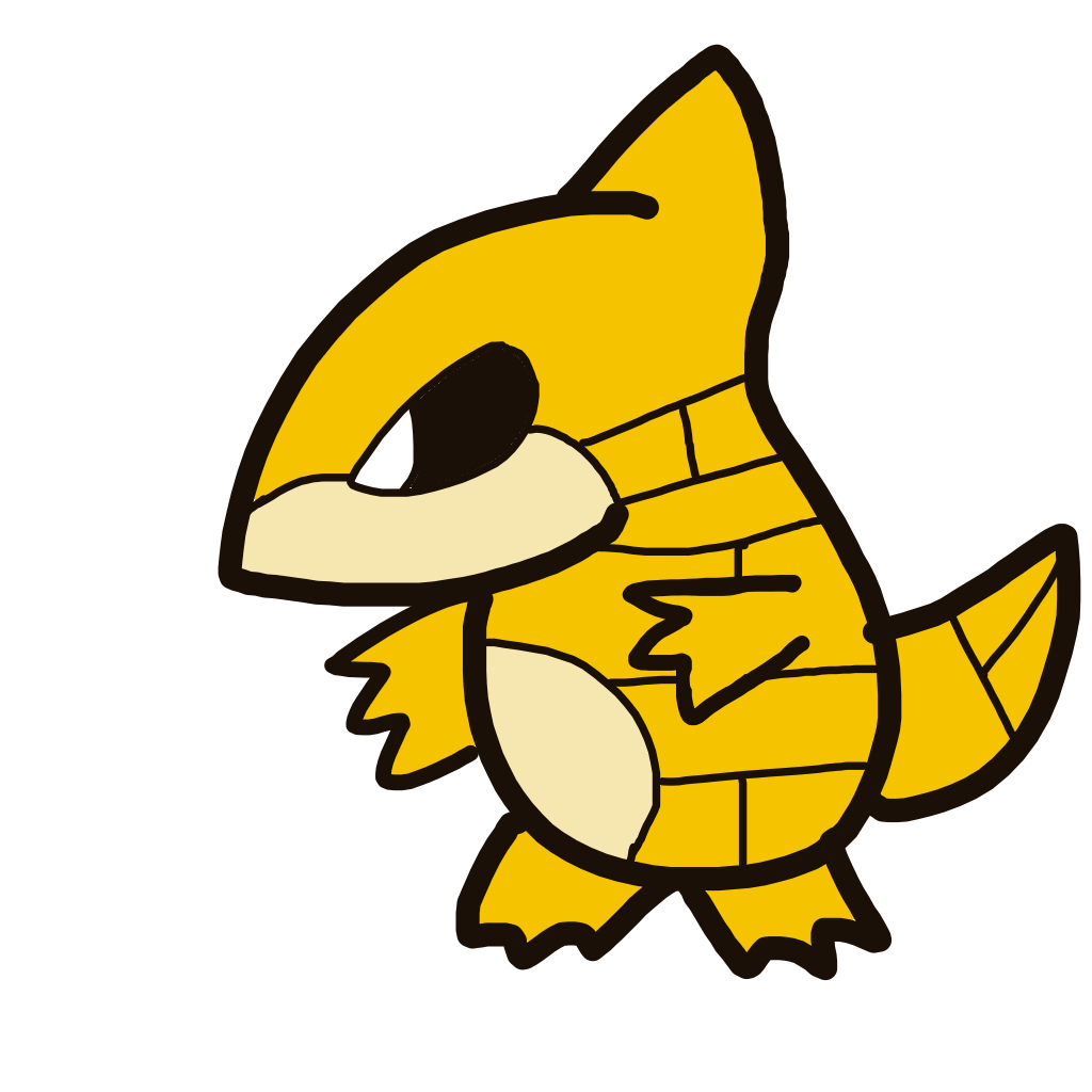 OmegaMachamp109's drawing of Sandshrew — Pokémon sketch on Sketchdex