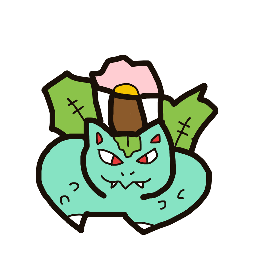 OmegaMachamp109's drawing of Venusaur — Pokémon sketch on Sketchdex