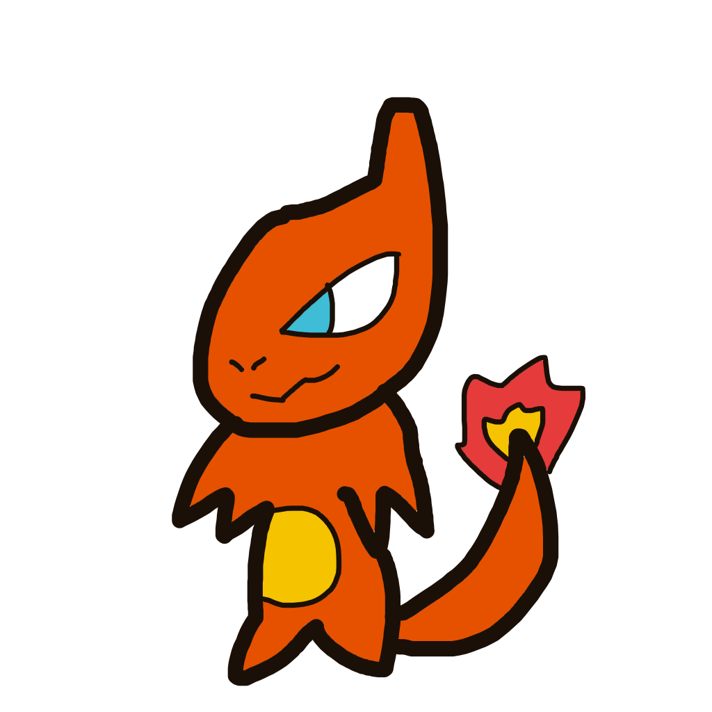 OmegaMachamp109's drawing of Charmeleon — Pokémon sketch on Sketchdex