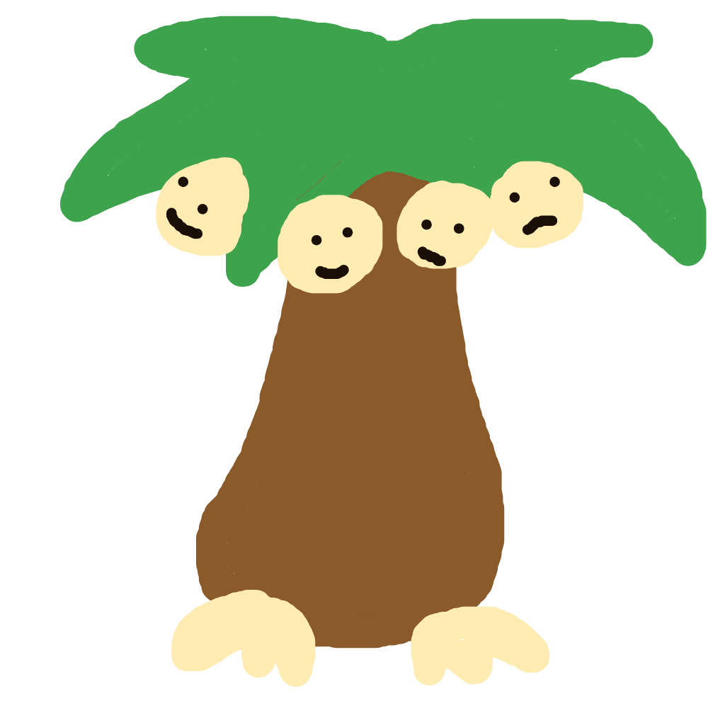 balsom's drawing of Exeggutor — Pokémon sketch on Sketchdex