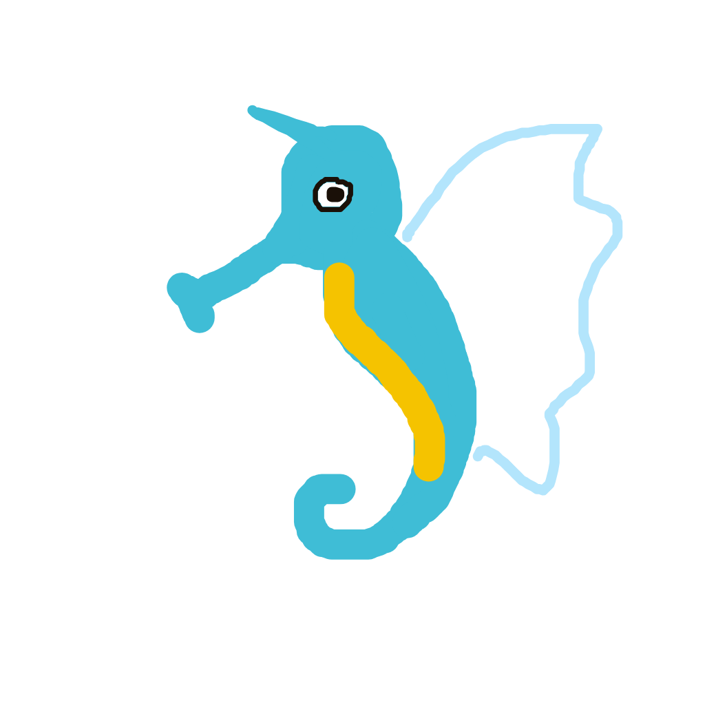 balsom's drawing of Horsea — Pokémon sketch on Sketchdex