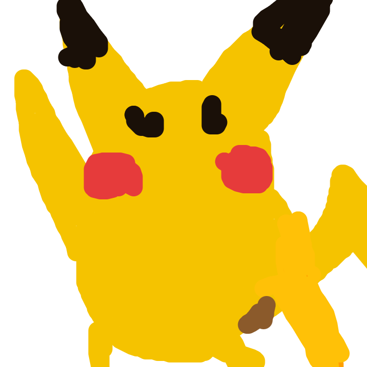 DeltaAlakazam394's drawing of Pikachu — Pokémon sketch on Sketchdex