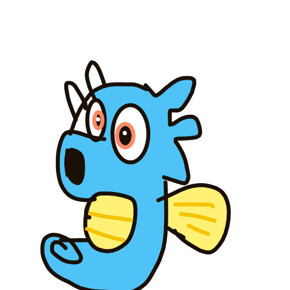 Horsea drawing