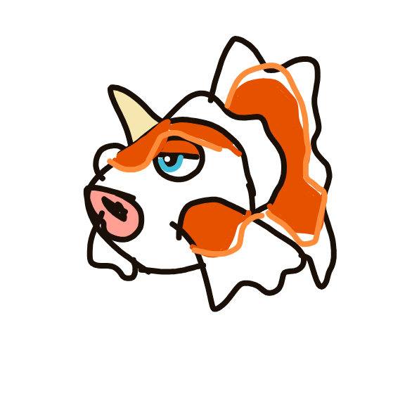 Goldeen drawing