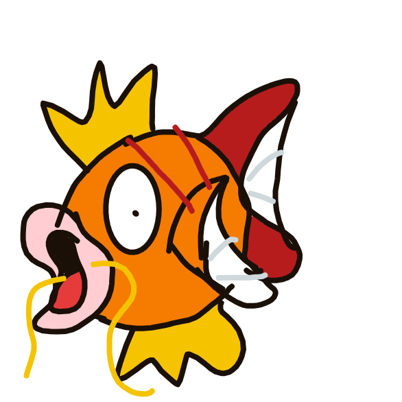 Magikarp drawing
