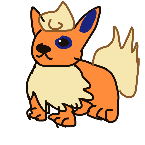 Flareon drawing