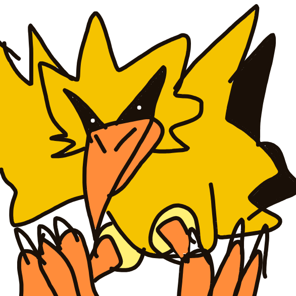 Zapdos drawing