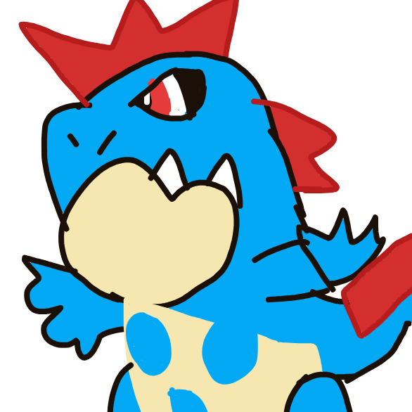 MagmoGoodra's drawing of Croconaw — Pokémon sketch on Sketchdex