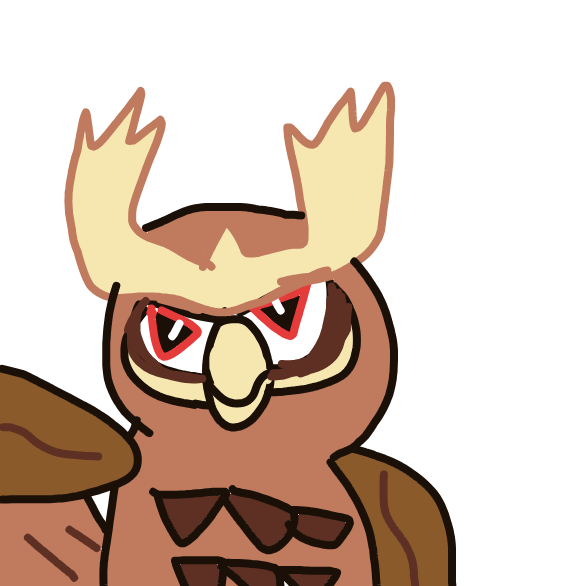 MagmoGoodra's drawing of Noctowl — Pokémon sketch on Sketchdex