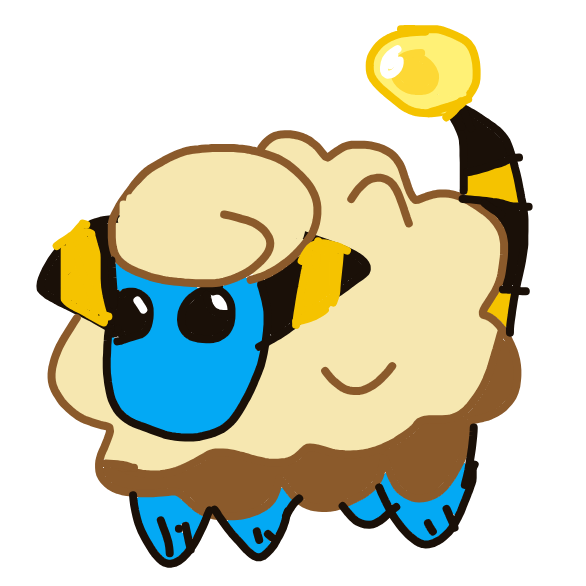 MagmoGoodra's drawing of Mareep — Pokémon sketch on Sketchdex
