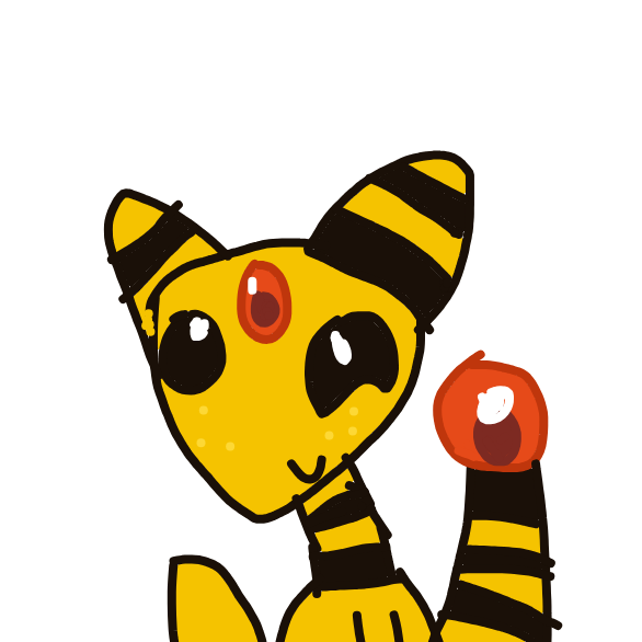 MagmoGoodra's drawing of Ampharos — Pokémon sketch on Sketchdex