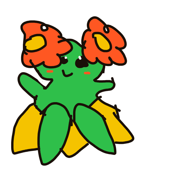 MagmoGoodra's drawing of Bellossom — Pokémon sketch on Sketchdex