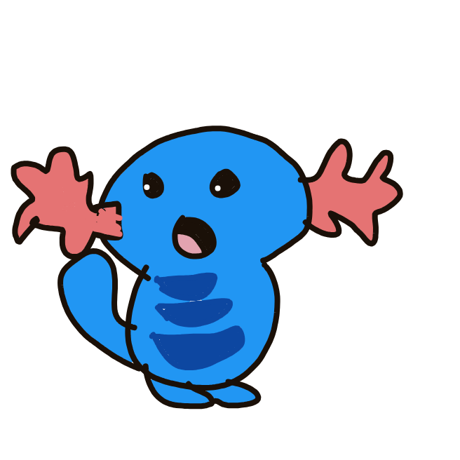MagmoGoodra's drawing of Wooper — Pokémon sketch on Sketchdex