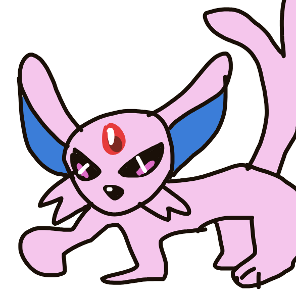 MagmoGoodra's drawing of Espeon — Pokémon sketch on Sketchdex