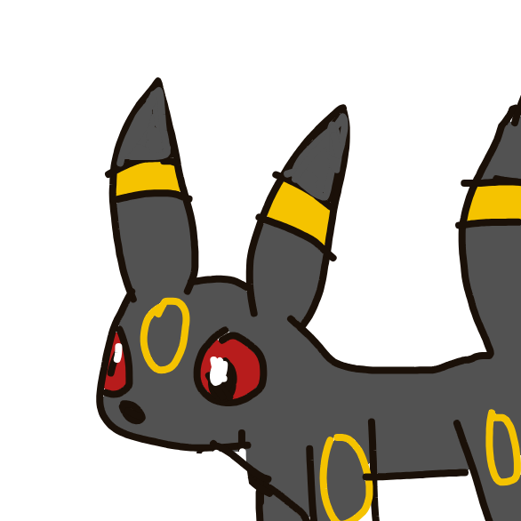 MagmoGoodra's drawing of Umbreon — Pokémon sketch on Sketchdex